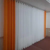 پرده ها پانچ پلیسه حریر پتینه هازان مخمل دستک|پرده، رانر، رومیزی|مشهد, حجاب (شهرک غرب)|دیوار