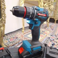 دلر شارژی دریل ژاپن اصلی براشلس چکشی ۲۱ولت واقعی