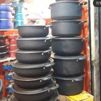 قابلمه تک هلناگرانیتی سایزبزرگ ماهیتابه ترخان بزرگ