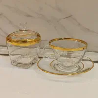 استکان. نلبکی همراه قندان