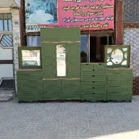 کمد دراور میز آرایش سبز چمنی تمام چک|جاکفشی، کمد، دراور|زنجان, |دیوار