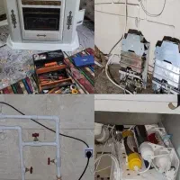 نصب و تعمیر بخاری آبگرمکن پمپ آب تصفیه اب گاز
