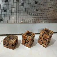 جاشعمی چوبی سه تایی