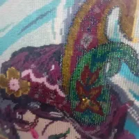 تابلو کوبلنی لیلی و مجنون قاب ملایر|صنایع دستی و سایر لوازم تزئینی|هشتگرد, شهرک گلخانه|دیوار