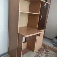 میز مطالعه با ویترین و کتابخانه|میز تحریر و کامپیوتر|اصفهان, دارک|دیوار