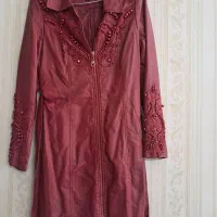 کاپشن.چرم کت چرم