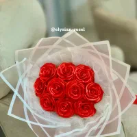 رز قرمز|گل مصنوعی|ارومیه, |دیوار