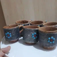 فنجان سفالی دکوری