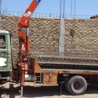 خدمات جرثقیل کفی ۳تن و ۵تن با سبد بالابر و جوشکار|خدمات حمل و نقل|رفسنجان, |دیوار