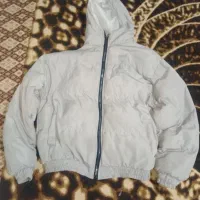 کاپشن کرمی سایز 2xL برند خارجی .