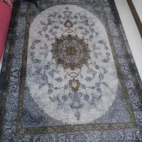 فرش ۴ متری سرمه ای نو