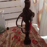 قلیان نونو چوب گردو700ت فقط پول تن گذاشتم روش|صنایع دستی و سایر لوازم تزئینی|کرمانشاه, |دیوار