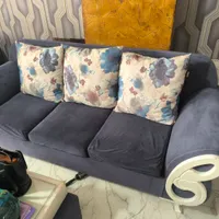 مبل هفت نفره همراه با میز ناهار خوری شش نفره