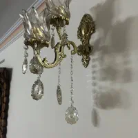 دیوارکوب روشنایی دیوار کوب برنجی لوستر دیواری|لوستر و چراغ آویز|تهران, شهرک ولیعصر شمالی|دیوار