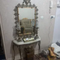 اینه شمعدون  قلم کاری