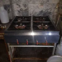 گاز ۴ شعله خورشت پز استیل محکم‌ و مقاوم