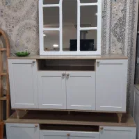 ست آینه کنسول و میزتیوی مدل بلوط