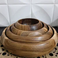 ظروف چوبی/ دکوری/گردو/چوب/ظروف پذیرایی