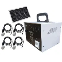 سیستم برق خورشیدی 1کیلووات (پنل باطری ups ژنراتور)