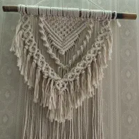 دیوار کوب مکرومه