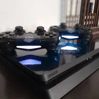 پی اس فور پلی۴اسلیم فولبازی پایه شارژدودسته اصلPS4