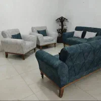 مبل راحتی کم جا و خوش فرم|مبلمان خانگی و میز عسلی|زرندیه, |دیوار