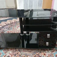 میزتلویزیون شیشه