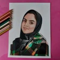سفارش چهره مدادرنگی|تابلو، نقاشی، عکس|تهران, تهران پارس|دیوار