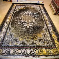 فرش پتینه ثروت طلاکوب طوسی ۱۲ متری