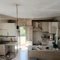 کابینت ام دی اف با سینک و شیر اهرمی