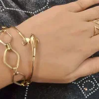 انگشتر و دستبند و پلاک طلا