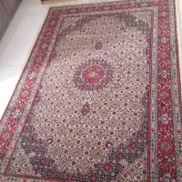 دو عدد فرش دو ذرع بیرجند گل ابریشم