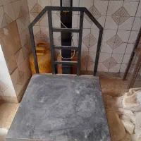 باسکول پانصد کیلوی وچهار راس میش افشاری جوان