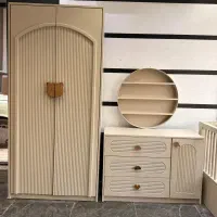 سرویس کودک تمام چوب و ام دی اف رنگ شده|تخت و سرویس خواب|پردیس, شهرک صنعتی خرمدشت فاز ۷|دیوار