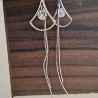 گوشواره نقره آویز