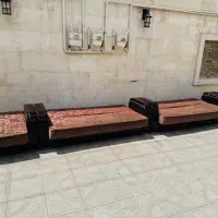 مبل تخت شو باکس دار ۸ نفری اسکلت فلزی