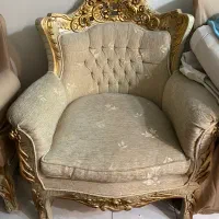 سرویس مبلمان استطیل .، چوب گردو