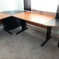 ۴ عدد میز و یک کِشو و ۶ قطعه نیم دایره مشکی|دفتر کار|اراک, |دیوار