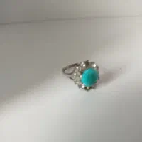 انگشتر نقره نگین فیروزه اصل