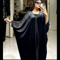 مانتو عبایی مخمل درجه یک..کاپشن نو