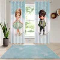 پرده هازان چاپی اتاق گودک هازان چاپی|پرده، رانر، رومیزی|تهران, عبدلآباد|دیوار