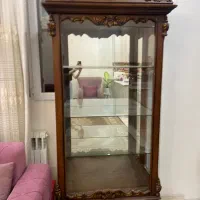 ویترین چوب استیل