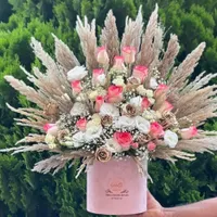 باکس گل رز مینیاتوری کیف گل سبد گل|گل و گیاه طبیعی|تهران, نواب|دیوار
