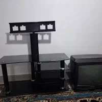 زیر تلویزیونی و تلویزیون پاناسونیک اصل جنس عالی|تلویزیون و پروژکتور|شیراز, نصرآباد|دیوار