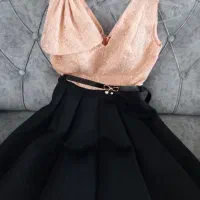 لباس مجلسی کوتاه عروسکی شیک