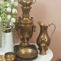 سرویس کامل سماور طرح روسی عتیقه