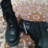 نیم بت مشکی وکفش سفید دخترانه سایز۳۷|کفش و لباس بچه|سوسنگرد, |دیوار