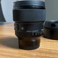 لنز سیگما مانت سونی sigma 85mm