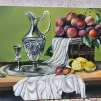تعدادی تابلو رنگ و روغن|تابلو، نقاشی، عکس|اصفهان, باغ فدک|دیوار