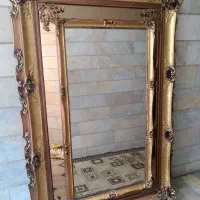 اینه بزرگ با قاب چوبی سلطنتی مدل دو قاب